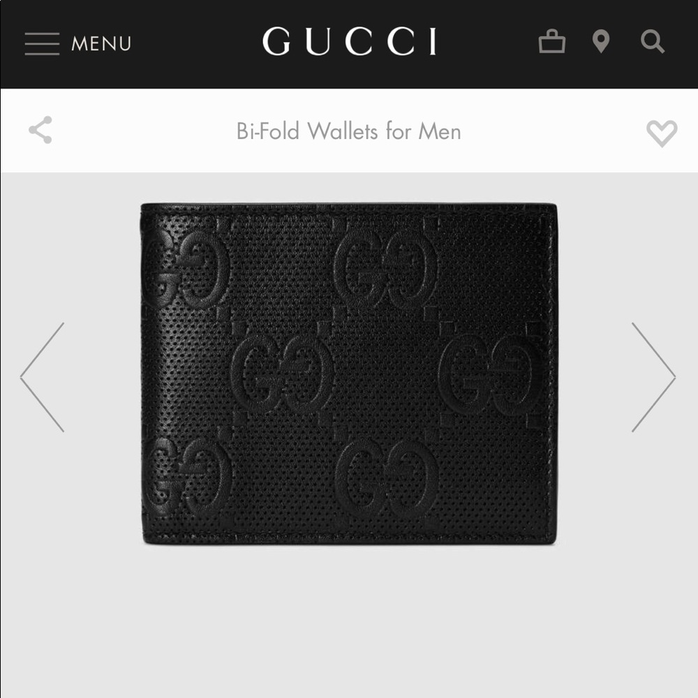 GUCCI GG embossed wallet - BRAND NEW